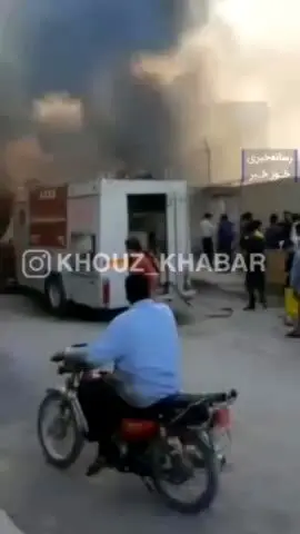 منزل حسین عبدالباقی در آتش خشم مردم آبادان سوخت+فیلم

