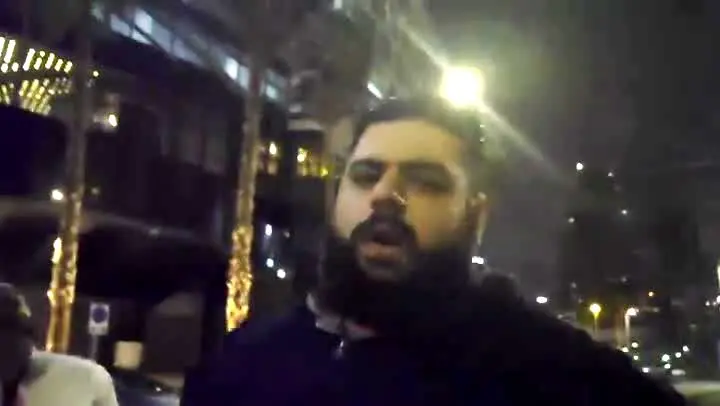 رجزخوانی عجیب خیابانی هالک ایرانی در دبی!