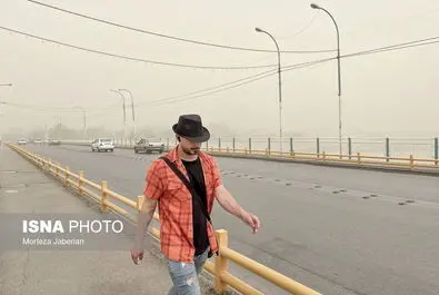 گرد و خاک در اهواز