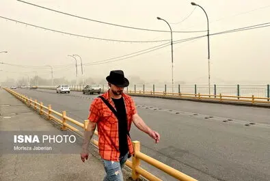گرد و خاک در اهواز
