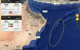 موقعیت احتمالی ناو آبراهام لینکلن روی نقشه مشخص شد