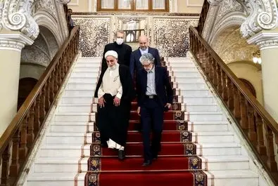 قالیباف میزبان ناطق نوری، حداد عادل و لاریجانی