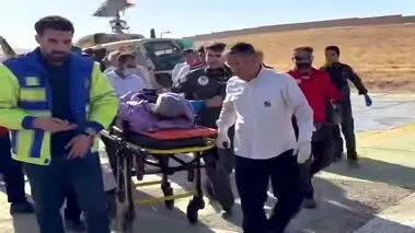 اولین تصویر از محل سقوط بالگرد هلال احمر اشترانکوه + فیلم