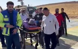 اولین تصویر از محل سقوط بالگرد هلال احمر اشترانکوه + فیلم