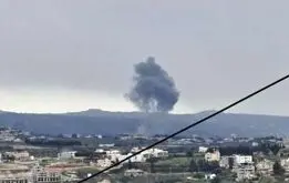 حمله هوایی اسرائیل به لبنان همزمان با مراسم تشییع سیدحسن نصرالله + عکس