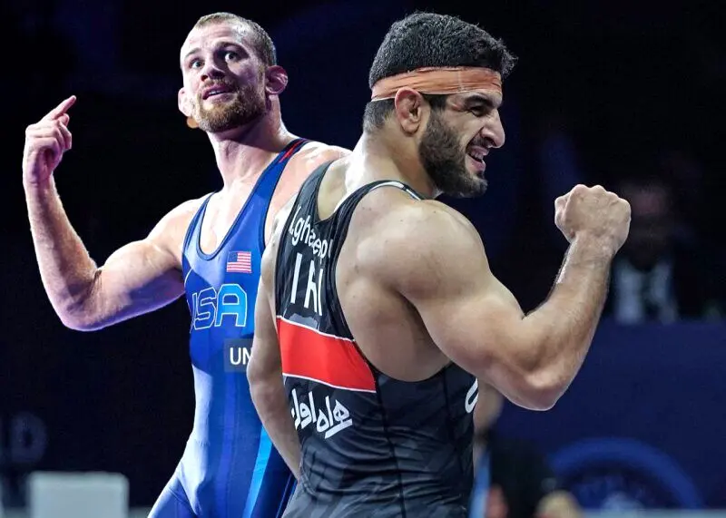 اقدام جنجالی دیوید تیلور پس از شکست دادن کامران قاسمپور



