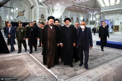 حضور تازه از «سید احمد» فرزند سید حسن خمینی در مقابل دوربین ها