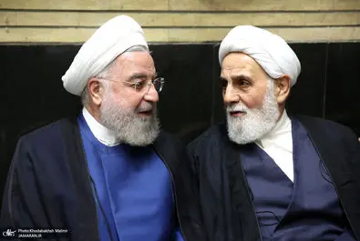 مراسم ترحیم مادر اسحاق جهانگیری