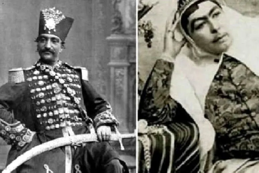 تصویر دیدنی از همسر ناصرالدین‌‌شاه!

