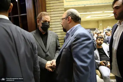 مراسم ترحیم مادر اسحاق جهانگیری