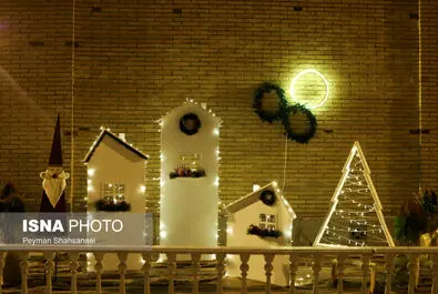 حال و هوای محله جلفا در شب‌های کریسمس