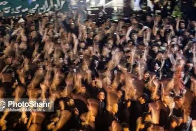 مراسم علم کشی مهاجران افغانستانی در مشهد