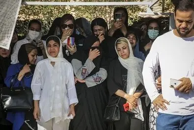 تشییع پیکر  دو برادر جان باخته  بهبهانی