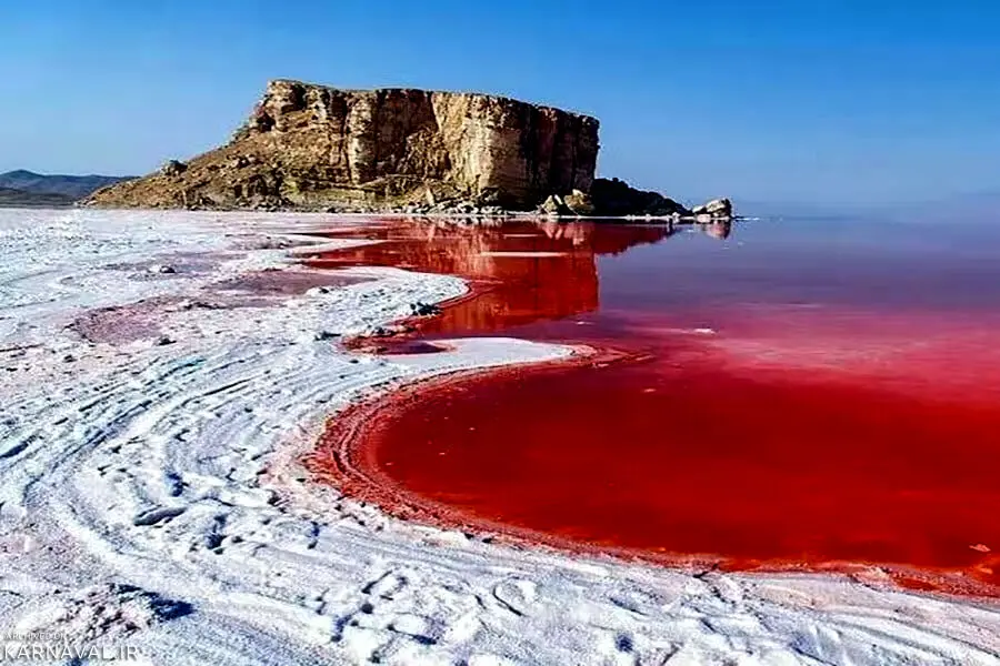 عکس خبرساز ناسا از  دریاچه ارومیه 