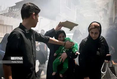 عزاداری بانوانِ نقاب‌زده در «چهل منبر» لرستان