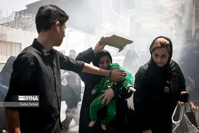 عزاداری بانوانِ نقاب‌زده در «چهل منبر» لرستان