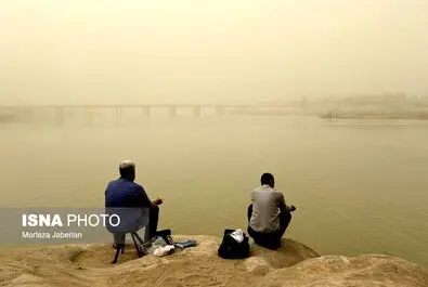 گرد و خاک در اهواز