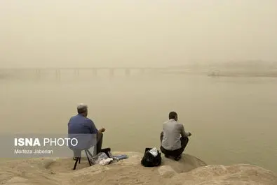 گرد و خاک در اهواز