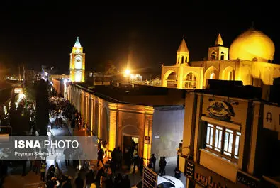 حال و هوای محله جلفا در شب‌های کریسمس