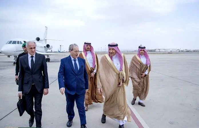 ببینید| دیدار تاریخی وزیر خارجه سوریه از عربستان
