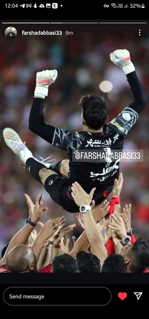 کار بزرگی که علیرضا بیرانوند بعد از برد پرسپولیس کرد
