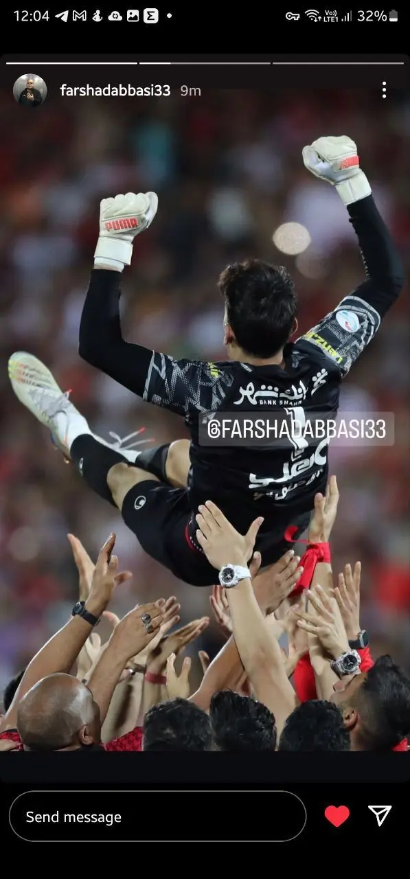 کار بزرگی که علیرضا بیرانوند بعد از برد پرسپولیس کرد