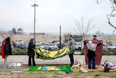 دریاچه چیتگر در ایام نوروز