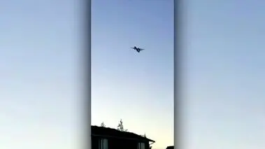 تصویری از لحظه سقوط هواپیمای تفریحی در چالوس + فیلم