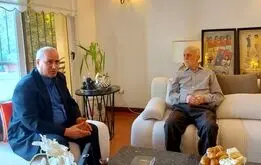 عیادت مهدی تاج از پیشکسوت پرسپولیس