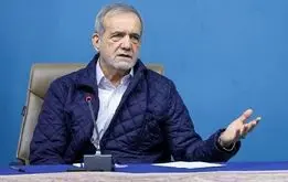 دیدار پزشکیان با پوتین در مسکو +عکس