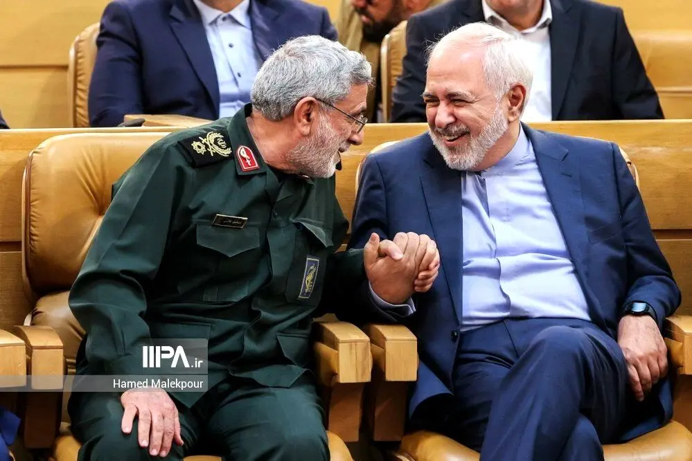 عکسی خاص از ظریف و سردار قاآنی که پُربازدید شد

