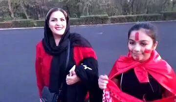 حضور پرشور زنان هوادار پرسپولیس در آزادی/فیلم


