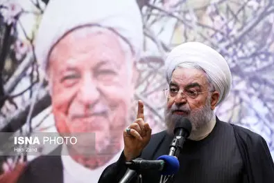 مراسم سالگرد هاشمی رفستجانی حسن روحانی