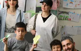 بازیگران سریال تاسیان در موسسه محک + عکس