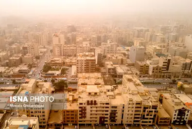 گرد و خاک در اهواز