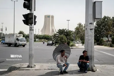 هوای تهران - گرما در تهران