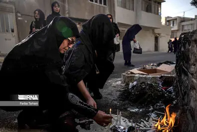 عزاداری بانوانِ نقاب‌زده در «چهل منبر» لرستان