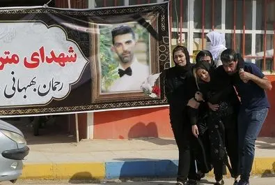 تشییع پیکر  دو برادر جان باخته  بهبهانی