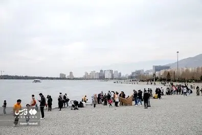 دریاچه چیتگر در ایام نوروز