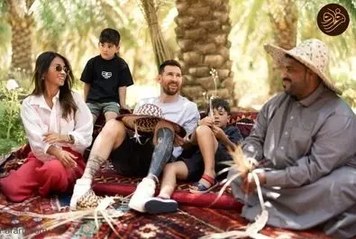 ت تفریح و خوش‌گذرانی لیونل مسی به همراه زنش در عربستان