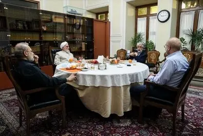 قالیباف میزبان ناطق نوری، حداد عادل و لاریجانی