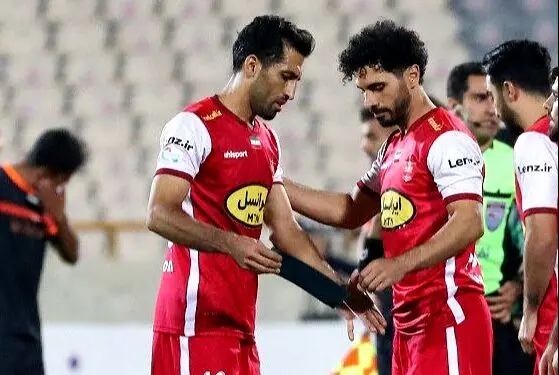 دو کاپیتان پرسپولیس همزمان در ترکیب پرسپولیس