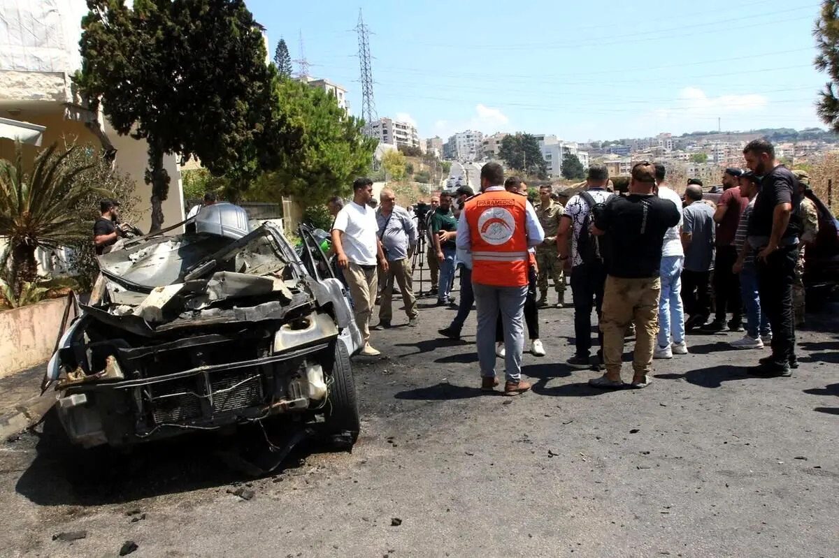 حمله پهپادی اسرائیل به یک خودرو در لبنان