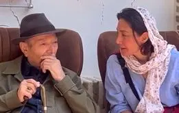 ذوق هدیه تهرانی از دیدار با علی نصیریان + فیلم