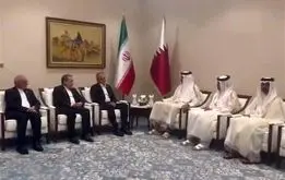 دیدار پزشکیان با امیر قطر + فیلم