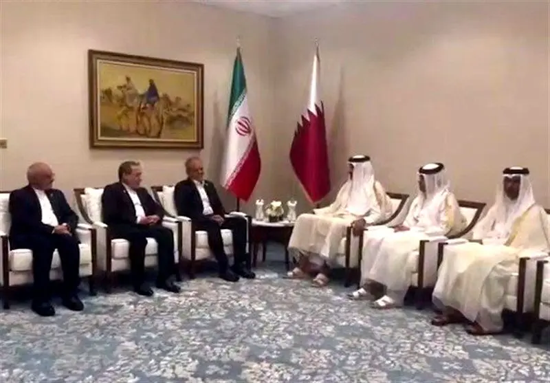 دیدار پزشکیان با امیر قطر + فیلم