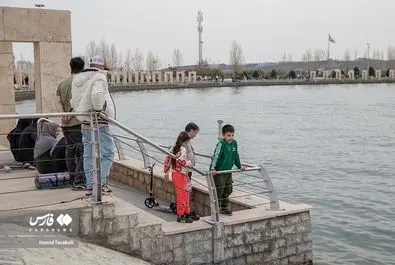 دریاچه چیتگر در ایام نوروز