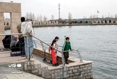 دریاچه چیتگر در ایام نوروز