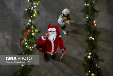 حال و هوای محله جلفا در شب‌های کریسمس