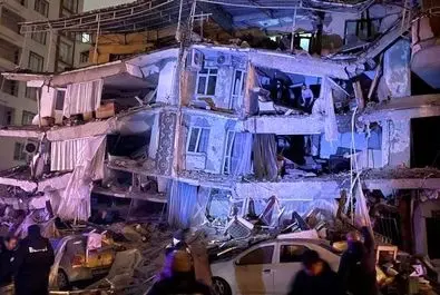 حجم ویرانی های زلزله ترکیه